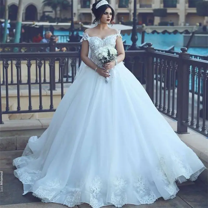 robe-de-mariee-Short-Sleeve-Crystal-Beaded-285Sweetheart-Long-Ball-Gown-Wedding-Dress-for-Brides-vestido