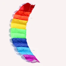 Открытый высокого качества двойной Line1.4m воздушный змей-параплан с ручкой кайта мощная оплетка парусный Радуга Спорт Пляж хороший Летающий
