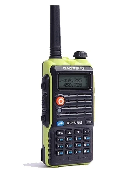 BAOFENG 8 Вт UV-B2 PLUS портативная рация 4800 мАч UHF VHF любительский портативный мобильный Ham CB радио сканер КВ трансивер Woki Toki UV-5R - Цвет: Green radio