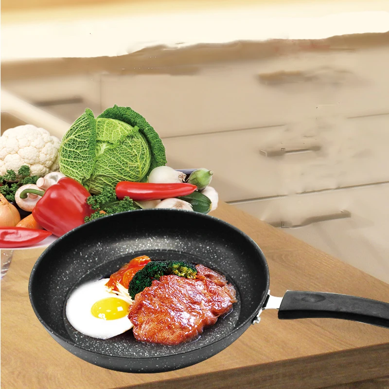 

26 CM Medical(Maifan) Stone frying pan Non-stick Frying Pan Multi-purpose Pancake Steak Pan fumes-free for Gas Induction Cooker