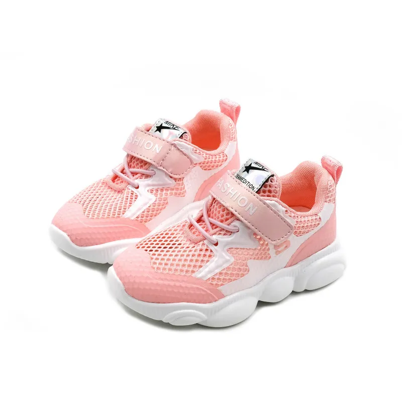 Kids Sneakers Baby Toddler Shoes Breathable Summer Shoes Hook Loop Net Shoes Girls Mesh Shoes Boys Sneakers Children Footwear