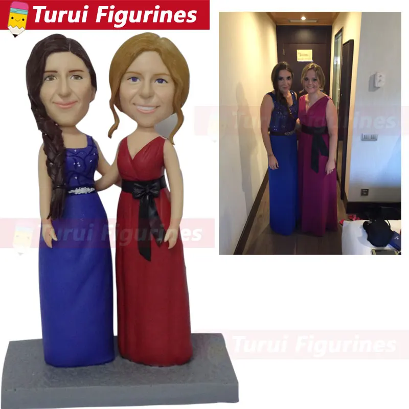 custom miniatures online character design couple figurines personalized costume clay dolls customized tabletop miniatures and st