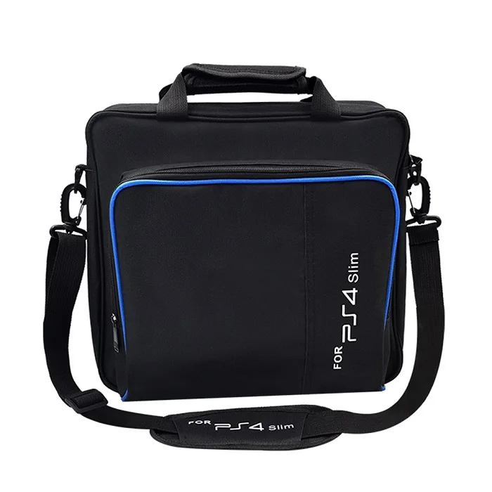 Новая цветная сумка для PS4/PS4 PRO тонкий холщовый чехол для защиты плеча Сумка для переноски размер для playstation 4 PS4 Pro консоль - Цвет: FOR PS4 SLIM