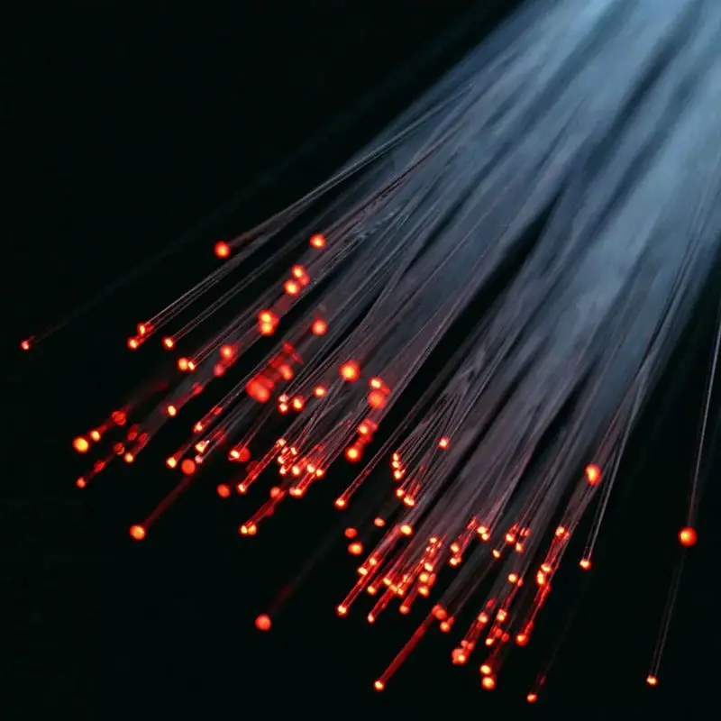 PMMA plastic fiber optic cable LED light engine driver star ceiling hanging strands lamp Bar DIY Sky decoration-End glow