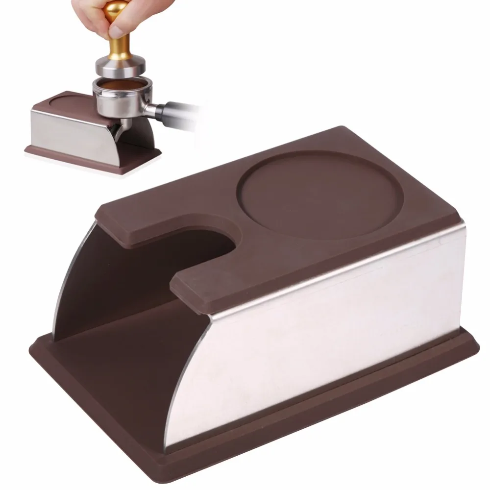 Силиконовая трамбовка для эспрессо держатель Поддержка стойка подставка кофе Темпер полка кухонные инструменты высокого качества 14x7,5x6,5 см