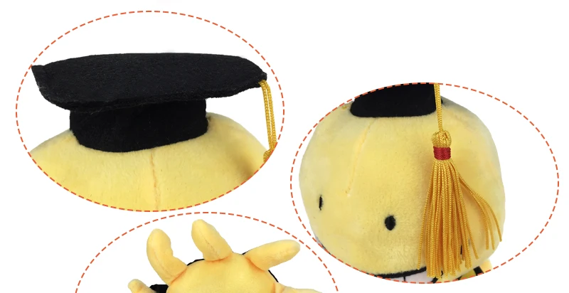 Cute Octopus Korosensei Koro Sensei Teacher Plush Stuffed Toys Cartoon Animals Dolls Graduate Kids Gifts Assassination Classroom03