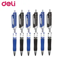 Deli s02 унисекс ручка пресс Коммерческая ручка 0,7 мм износостойкая гелевая ручка deli S02 гладкая гелевая ручка для письма