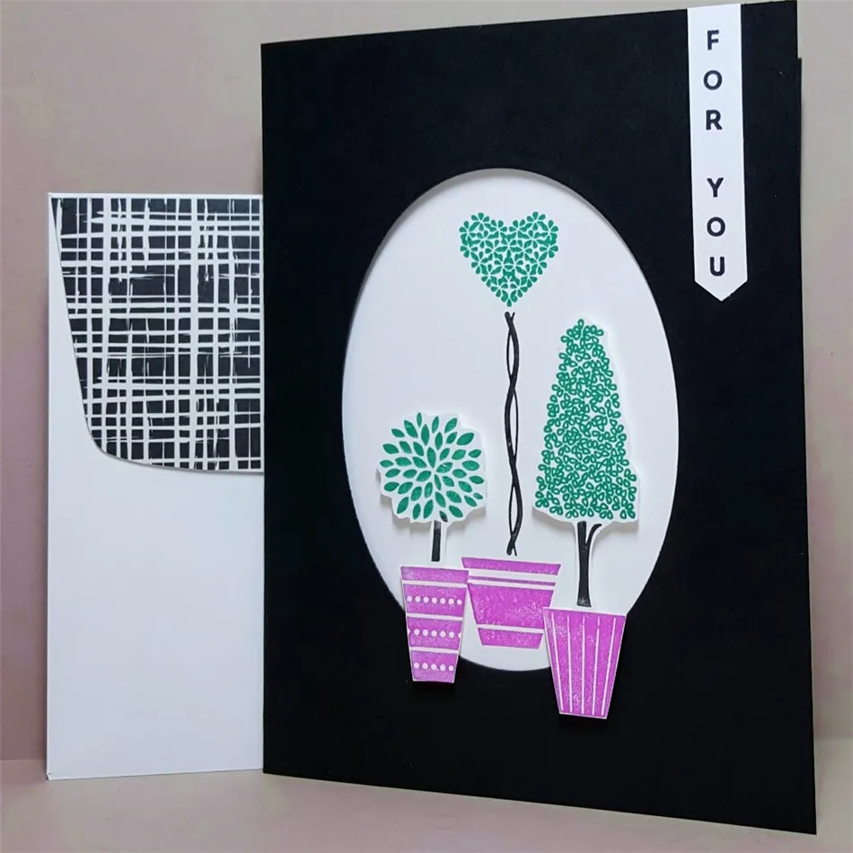 

InLoveArts 9Pc/lot 14*14cm New Decorative Clear Stamps Scrapbooking Card Album Flower Vertical Greetings Clear-Mount Stamp Set