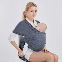 Удобная модная мягкая сумка-кенгуру Рюкзак для младенцев 0-3 лет из дышащего хлопка
