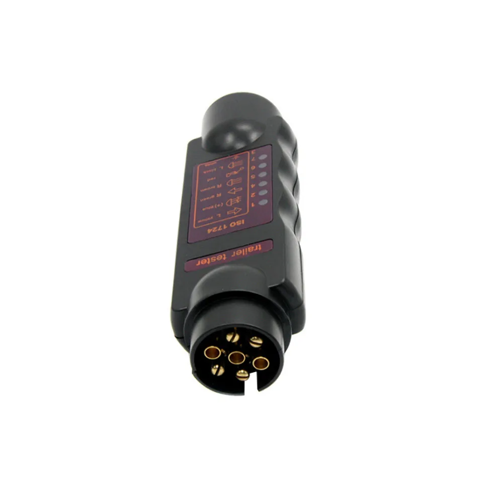 Тестер прицепа. Тестер проводки фаркопа 7 контактов. Iso 1724 тестер инструкция на русском. Тестер прицепа. Trailercom iso 1724.