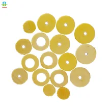 Прокладки для флейты 17 отверстий открытая флейта звуковое отверстие подушечки для тела желтый