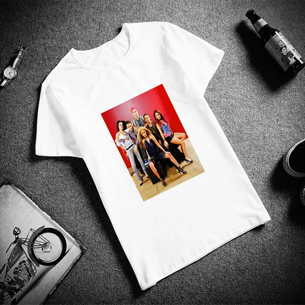 

New 100% Cotton Women Tshirt RBD Mexico Music Band Print Short Sleeve Tops & Tees Fashion Casual T Shirt Brand Clothing