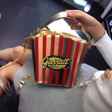 In Promotion Pu Messenger Bags Cashmere The Spring Of 2016 New Handbag Korean Fringe Popcorn Bucket Bag Chain Small Shoulder