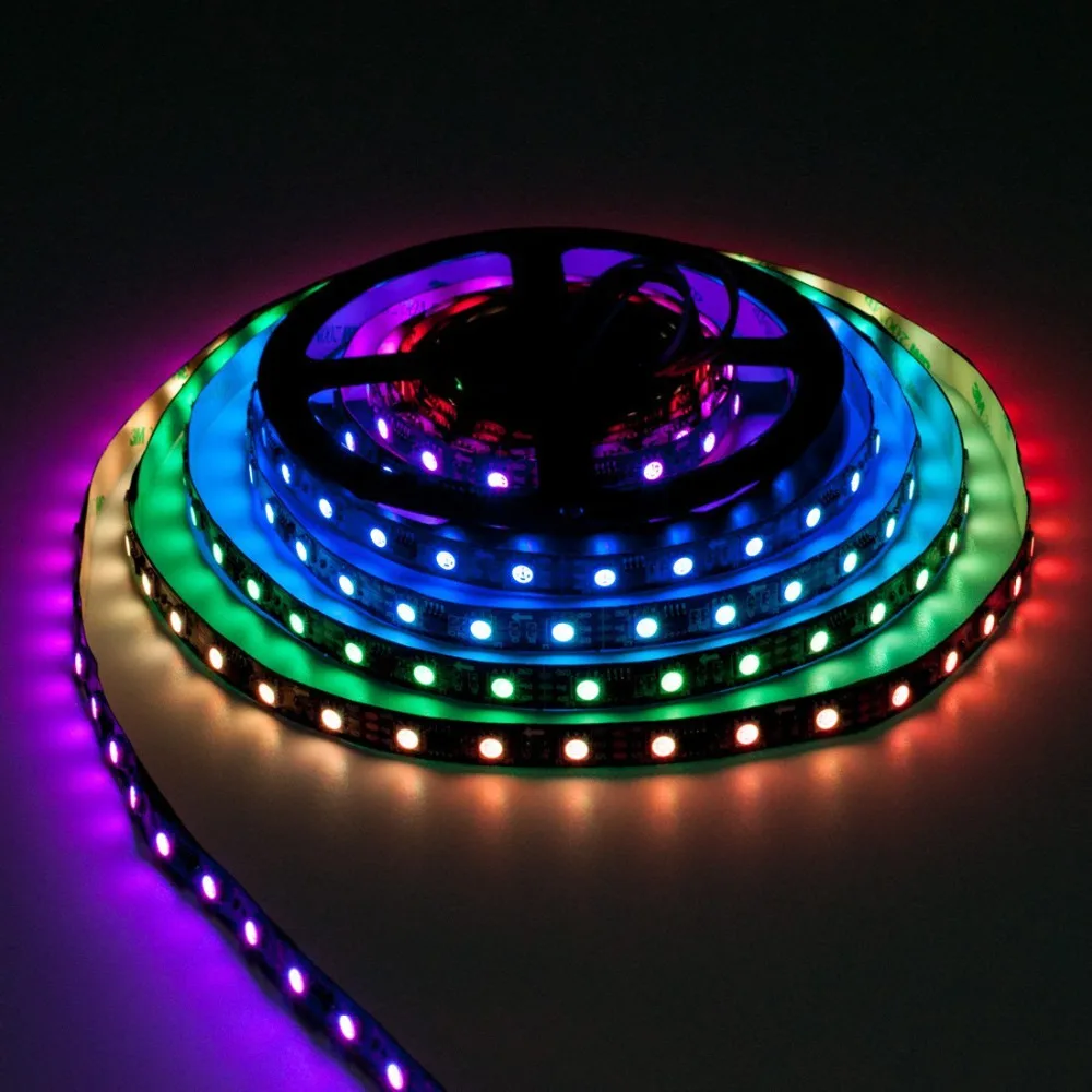 WS2811 IC RGB Светодиодные полосы света Полноцветный адресуемый программируемый