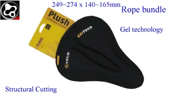 

VELO ( FOURIERS NEW ) Road Bicycle Saddle Rope bundle Gel technology Structural Cutting 249~274 x 140~165mm Bike Parts