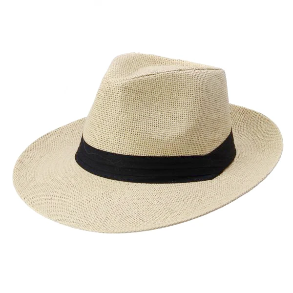 Женская, Дамская, мужская соломенная шляпа, Пляжная, летняя, с широкими полями, кепка, дышащая, Панама, модная, Солнцезащитная шляпа ASD88 - Цвет: color 3