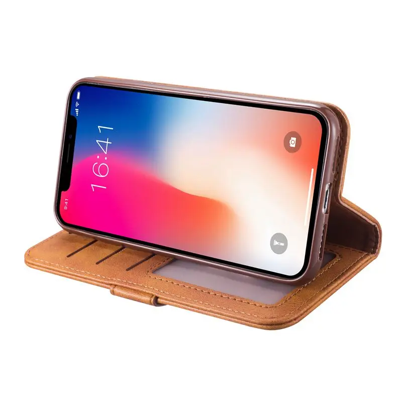 Flip Leather Wallet Case Cover Imitation Cowhide Zipper Card Slot For iPhone 13 12 11 Pro Max XR XS MAX X 6 6S 7 8 Plus SE2020 11 phone case