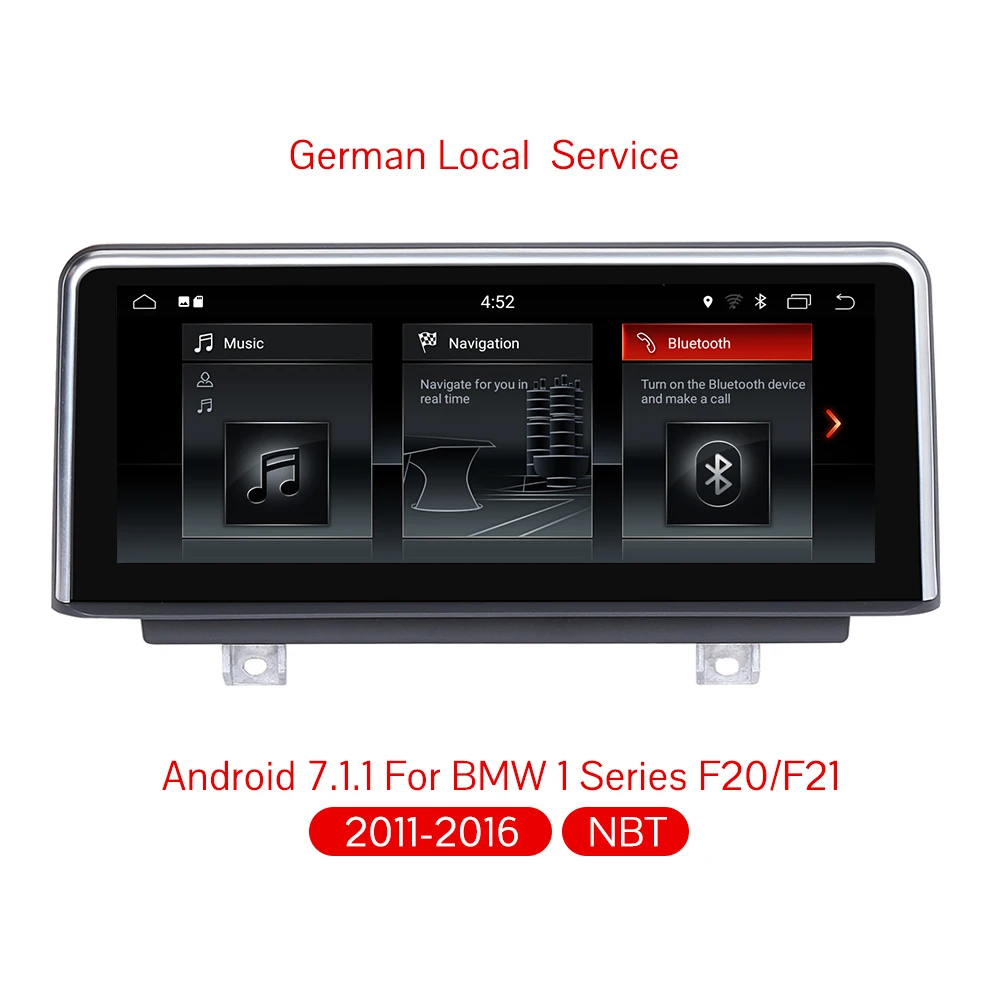 Top Android 7.1 Car Multimedia Player auto audio For BMW 1 Series/F20/F21 2011-2016 Original NBT gps radio Bluetooth Aux 1