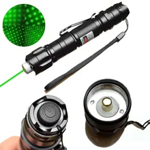 Высокая мощность Зеленая лазерная указка 532nm 5 МВт лазерная ручка регулируемая мощность ful Звездная головка