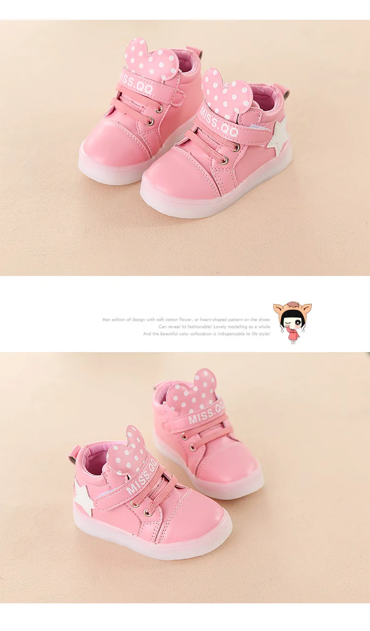 Crianças dos Desenhos Moda Bebê Meninos Meninas Luminosa Sapatos Esportivos Led Lumineus Tênis Animados Não-deslizamento Crianças Casuais Brilhante Estrela 13 led lumineus tênis crianças dos desenhos animados