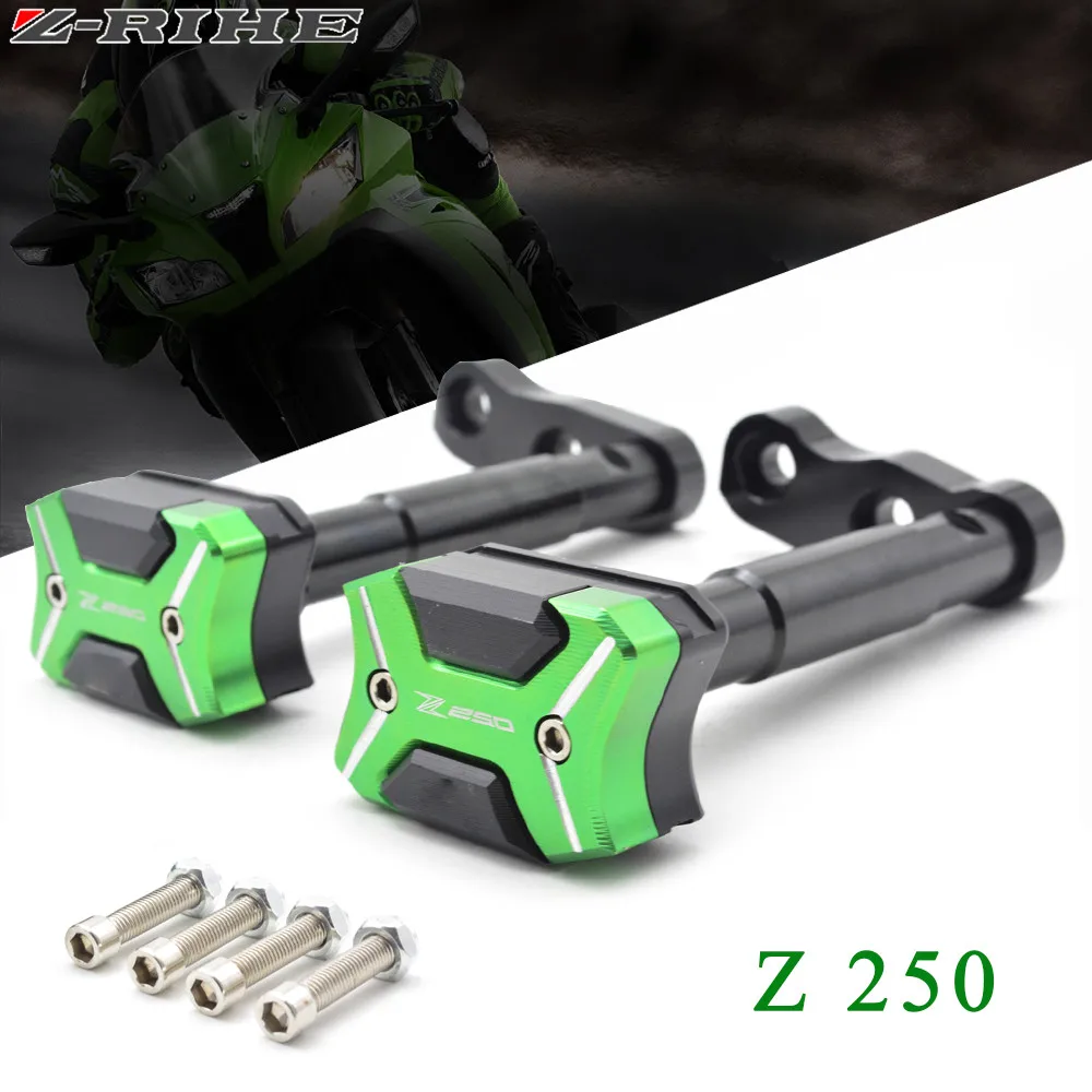 High quality CNC Aluminum Motorcycle parts for KAWASAKI Z250 Z250SL Z250 SL Z 250 2016 frame sliders crash engine tank protector