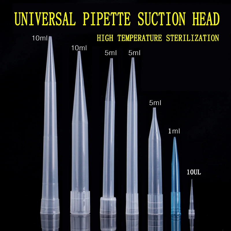 

Lab Disposable Pipette Tip 10ul 1ml 5ml 10ml Plastic Tips High Temperature Sterilization