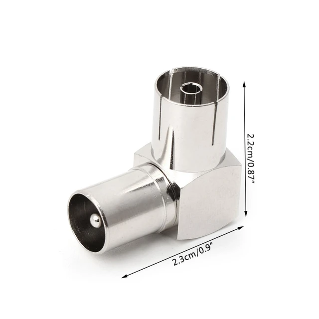 Adattatore Coassiale Ad Angolo F/F - Cavi Antenna TV Satellite - Cavi - Foto 11