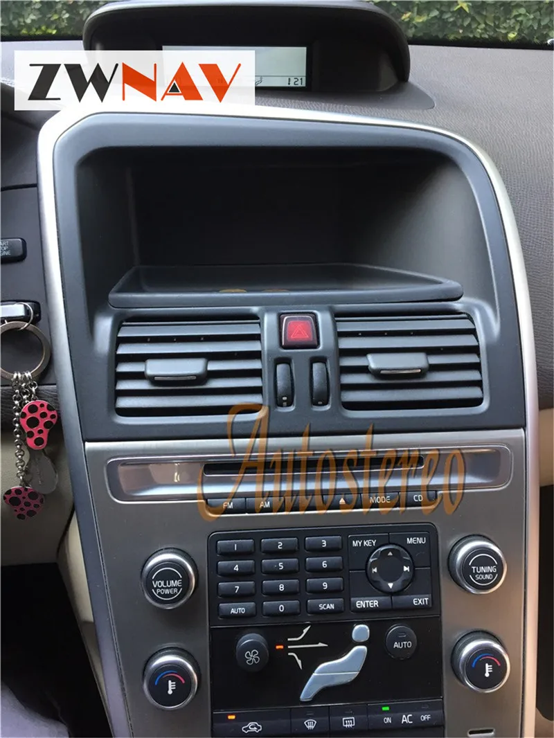 Flash Deal ZWNAV Android 7 Systen Car DVD Player For Volvo XC60 2009 2010 2011 2012 Left Steering Wheel Car GPS Multimedia Navigation 8