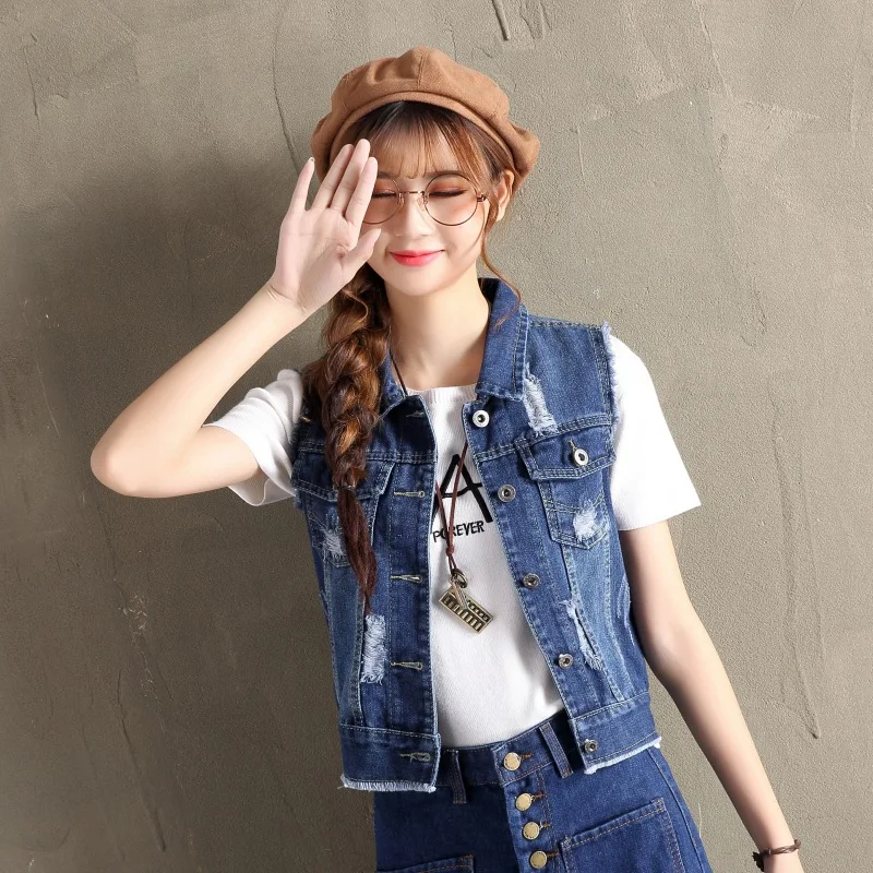 Джинсовое Платье Жилет фото 18