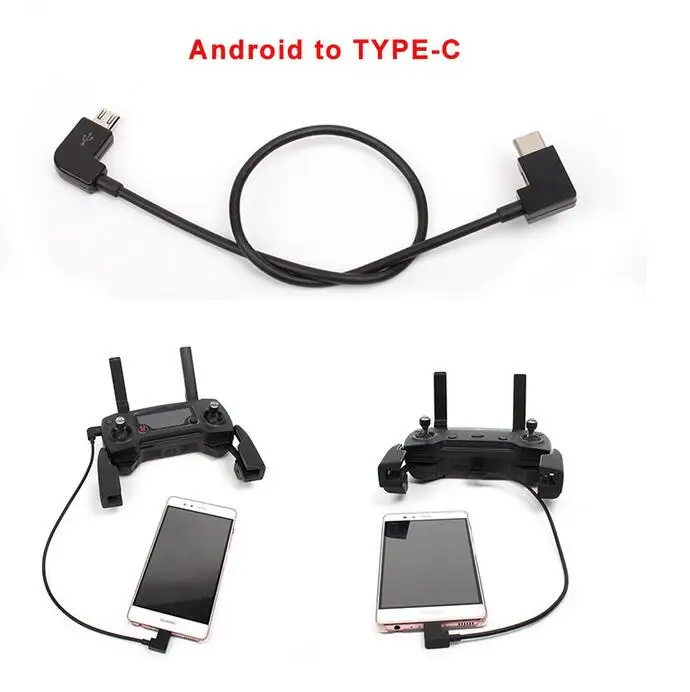 DJI Spark Cable пульт дистанционного управления планшет телефонная линия преобразования DJI Mavic MINI 2 Pro Кабель для передачи данных разъем Android для IOS type-C