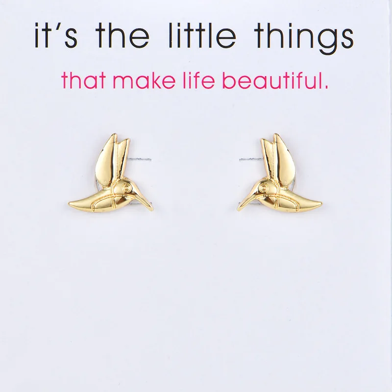 

Fashion Jewelry It Is The Little Things Fly Bird Stud Earrings For Women