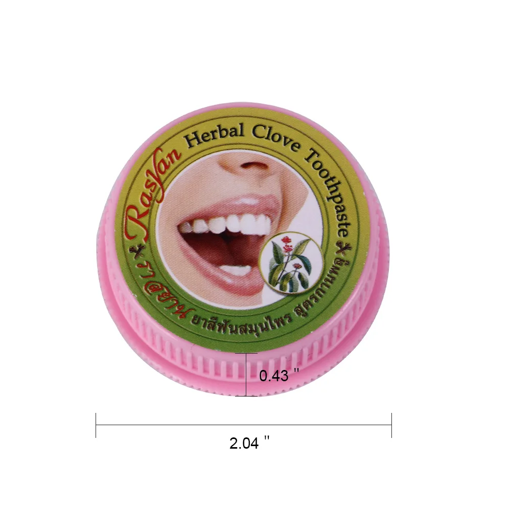 25 г натуральная травяная зубная гвоздика, Зубное отбеливание зубов, тайская зубная паста, удаление пятен, стоматологический Антибактериальный аллергический гель