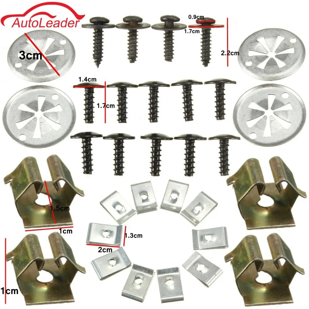 5x Clip Nut For Mercedes Undertray Moteur catégorie Lower Shield Metal
