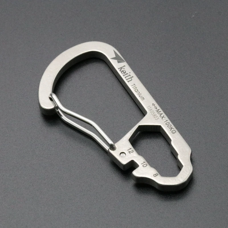 Keith Titanium Carabiner High Strength Hooks EDC Tools