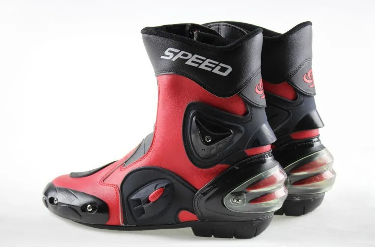 Free shipping motorcycle boots Pro Biker speed biker racing motocross boots leather shoes protective gear A004