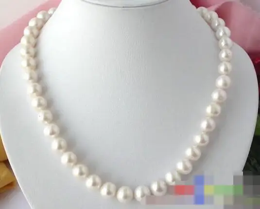 

song voge gem nanJ0605 WHITE ROUND CULTURED PEARL NECKLACE