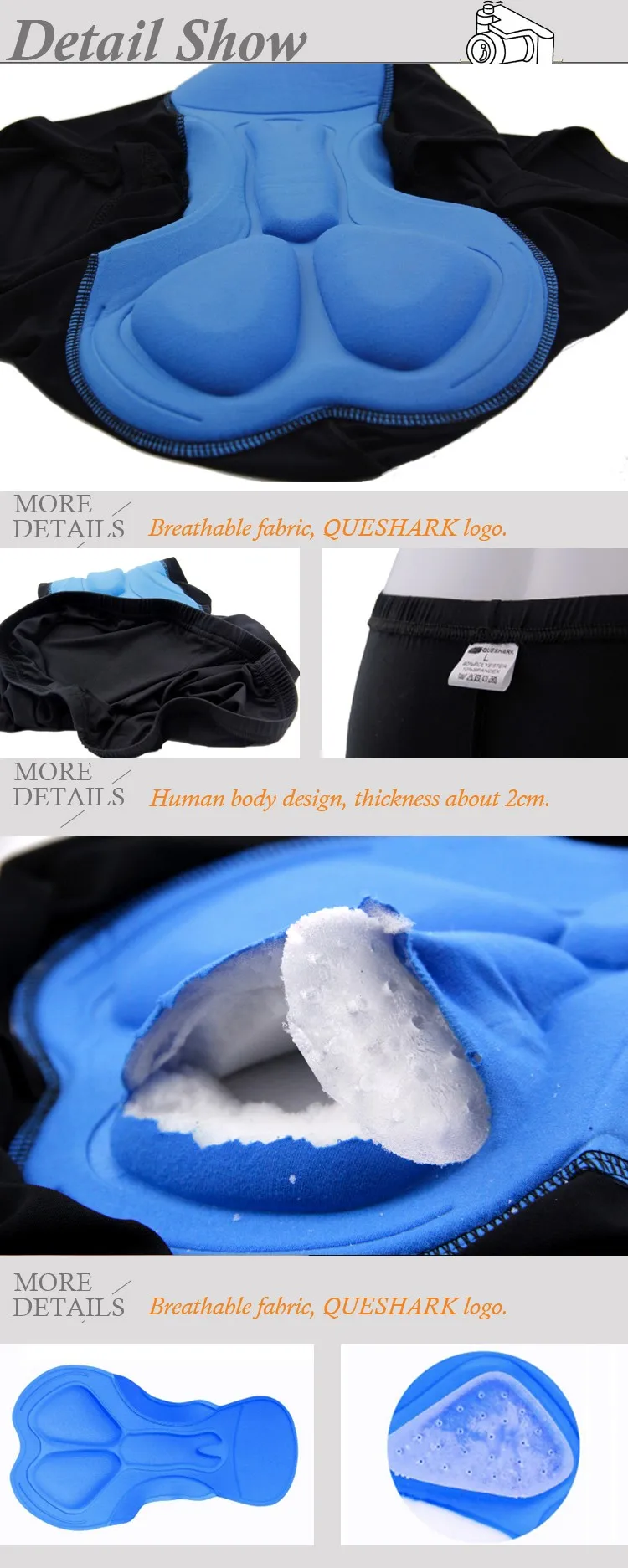 2,5 см 3D Силиконовый слюнявчик велосипедные шорты с подкладкой шорты для горного велосипеда шорты для езды под шорты спортивные трусы нижнее белье