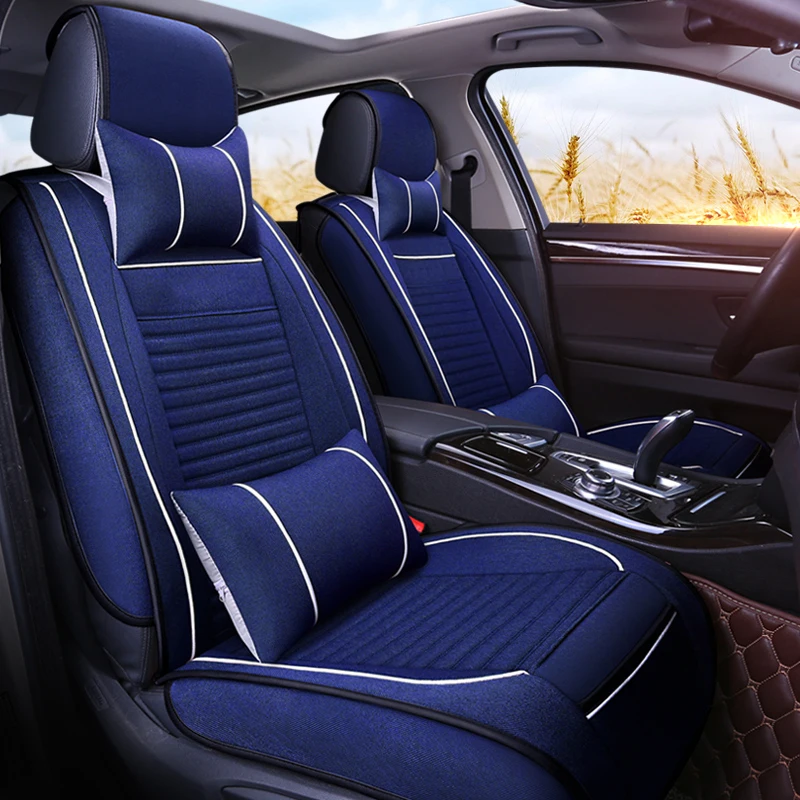 Car Seat Cover Universal Breathable Automobiles Seat Covers Four Seasons General Car Interior Accessories Car Seat Cover Universal Breathable Automobiles Seat Covers Four Seasons General Car Interior Accessories