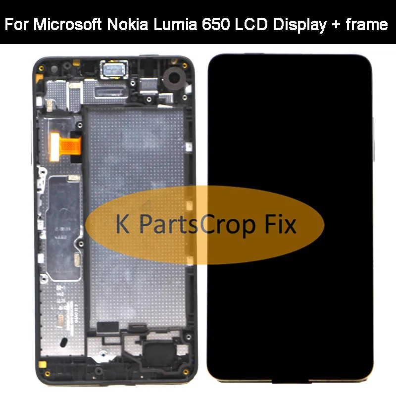 

For Nokia Lumia 650 RM-1152 RM-1154 RM-1109 RM-1113 LCD Display+Touch Screen Digitizer Assembly+Frame Replacement Parts