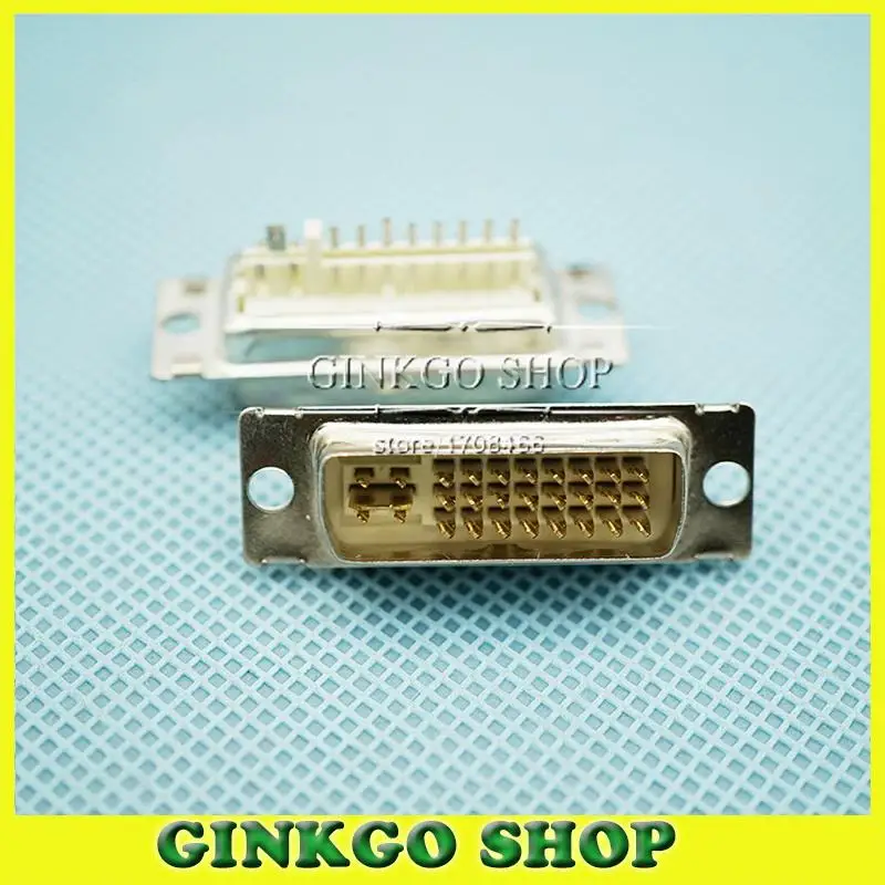 Паяльный Разъем 10 шт./лот DVI24 + 5P с наружной резьбой/разъемом фоторазъем штекер 180