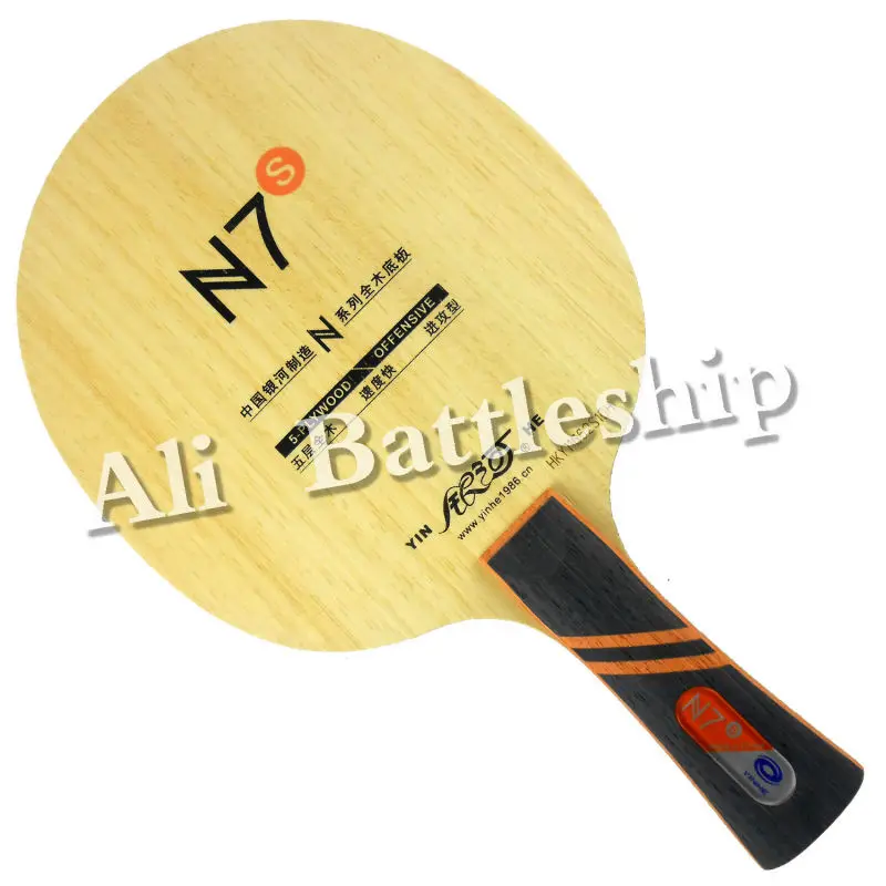 

Original Galaxy YINHE N7s N 7s OFFENSIVE N-7 Upgrade Table Tennis Blade Shakehand long handle FL for Table Tennis Bat Racket Pad
