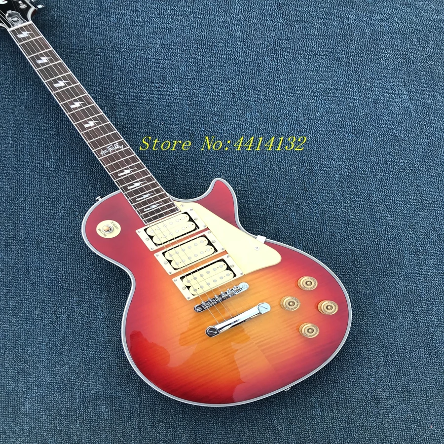 

2018 style Ace frehley signature guitar,custom shop highest quality Ace frehley 3 pickups Electric Guitar,Free shipping
