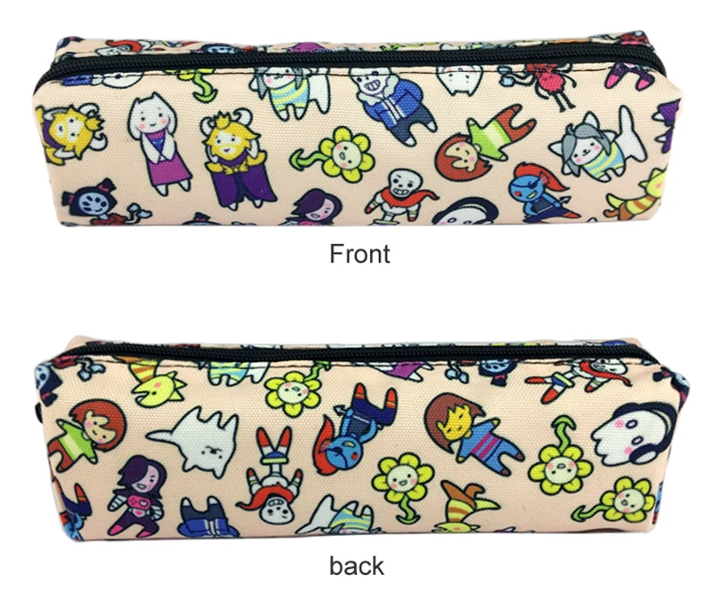 

Undertale Frisk Sans pencil Bags Girls Fashion Storage Pouch Handbags Purse Women Cosmetic Bags Makeup bag