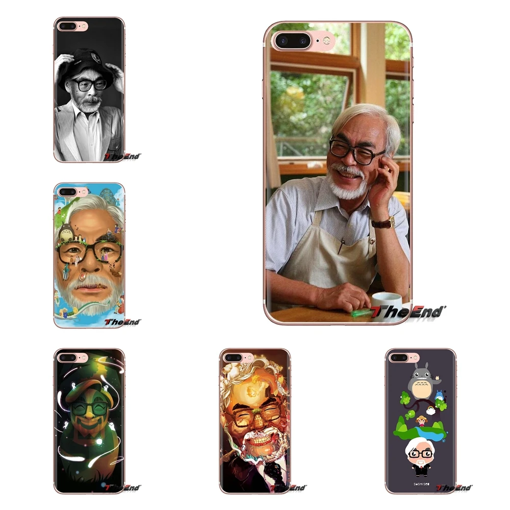 Прозрачный чехол из ТПУ для Samsung Galaxy S3 S4 S5 Mini S6 S7 Edge S8 S9 S10 Plus Note 3 4 5 8 9 Hayao Miyazaki Portrait
