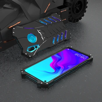 

Luxury Metal Case For Huawei Nova 4 Back Cover Nova4 Batman Element Hard Protector Cover For Huawei Nova 4 Shockproof Phone Case