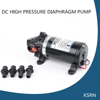 

DC 24V High Pressure Self-priming Diaphragm Pump 120PSI Reciprocating Booster Pump for Water Purifier