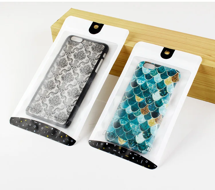 

100 pcs Custom Design Bags for Phone Case for iPhone 7 for iPhone 8 Plus Luxury Personalized Packaging Bag for Samsung Note 8