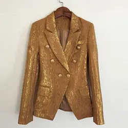 2019 международная торговля взрыв высокого качества костюм пальто металлическая Львиная головка Пряжка двубортный маленький костюм