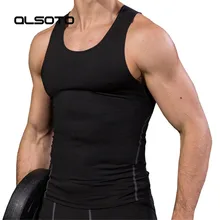 Alsoto летнее мужской тренировочный плотный жилет модный мужской сексуальный круглый вырез высокое качество сушка для бега для фитнеса для спорта Топы