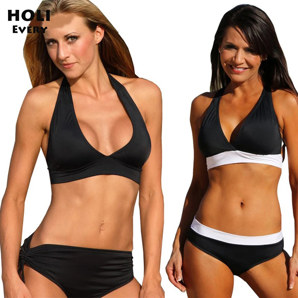 black bikini shorts